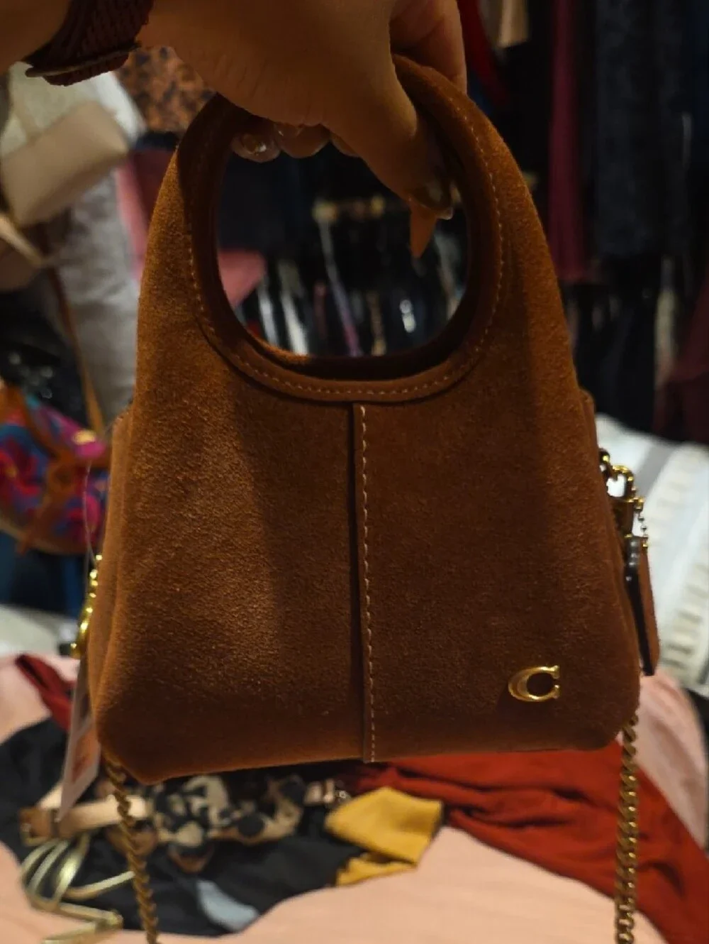 Coach Clay Suede Mini Alana
